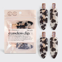 Creaseless Clips - 4pc Black Terrazzo